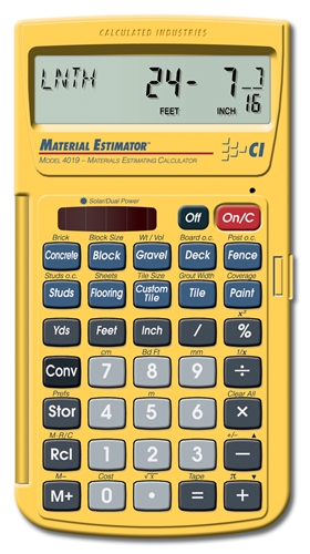 Material Estimator #4019