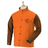 FO9-30C/BS FR Cotton & Cowhide Hybrid Welding Jacket, Orange