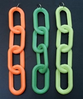 5"-4 Link Dark Green Plastic Chain