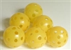 Yellow Whiffle Baseballs...6pkg