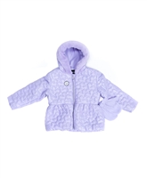 S. Rothschild quilted jacket with fur trim hood