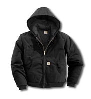 Carhartt Hooded Duck Jacket/Quilted Flannel Lined