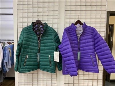 PLUS SIZE REVERSIBLE PUFFER