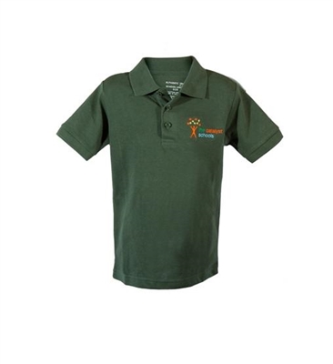 K-6 S/S Green Polo