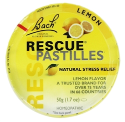 Bach Rescue Remedy Pastilles, Lemon Flavor (50 g)