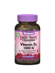 EARTHSWEET CHEWABLE VITAMIN D3 1000 IU (90 TABLETS)