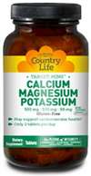 CALCIUM MAGNESIUM POTASSIUM 500MG/500MG/99MG (180 tabs)