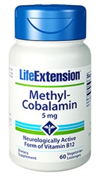 Methylcobalamin, 5mg, 60 vegetarian lozenges