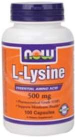 L-Lysine 500mg capsules (100 ct)