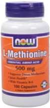 L-Methionine 500mg Capsule (100 ct)