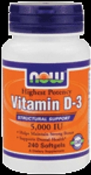 Vitamin D-3 5,000 IU Softgels (240 ct)