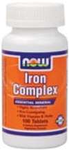 Iron Complex Vegetarian Tablets (100 ct)