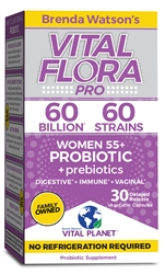 Vital Flora 60/60 Women's 55+ Shelf Stable Probiotic 30 cap