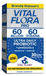 Vital Flora 60/60 Ultra Daily Shelf Stable Probiotic 30 capsule