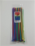 11" 50 LB ASSORTED COLOR CABLE TIES
