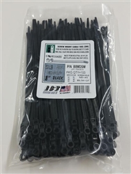 black cable ties