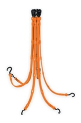 Adjustable Bungee Net (FW366NG) - 6 Arm - Orange