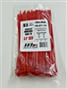 100 50LB 8 RED CABLE TIES