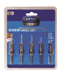 5PC SCREWDRILL BIT SET