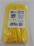 yellow cable ties