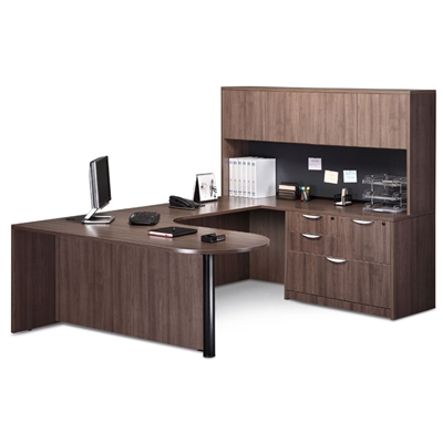 Pacific Coast Desk Classic Laminate Executive Bullet U-Unit