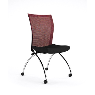 Mayline - Valore High Back Chair Armless