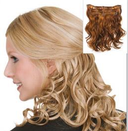 Hair-B-Tweenz Clip Light Curly