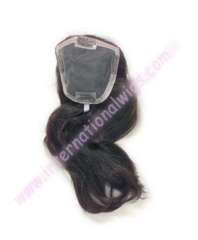 Human Hair Long Mono Topper