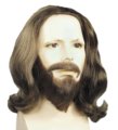 Human Hair Biblical Wig and Beard Set