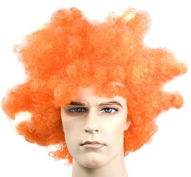 Rugrats Orange Spiked Wig