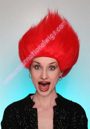 Red Troll Wig- Thing 1 & Thing 2 Wig