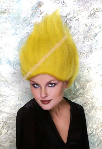 Yellow Treasure Troll Wig