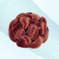 Dome Wiglet in Dark Brown with 25% Gray