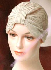 Crystal Pleated Turban