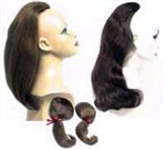 Mini Fall Human Hair Half Wig