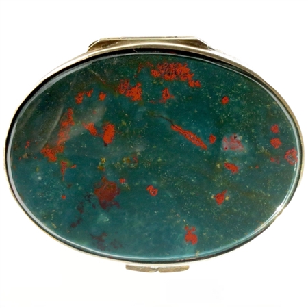 Gorgeous Bloodstone Snuff Box