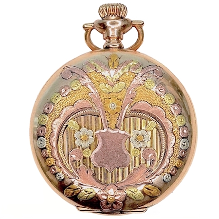 Very Special Antique Watch Case with Gold