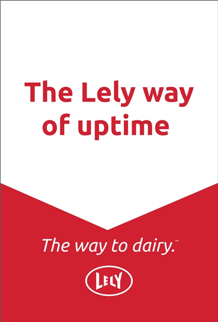 "The Lely Way of Uptime" Sign