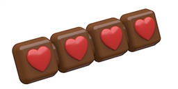 Big Heart Break-Away Chocolate Mold