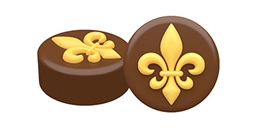 Fleur de Lis Oreo Cookie Chocolate Mold