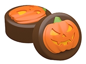 Spooky & Spooked Pumpkins Oreo Cookie Chocolate Mold
