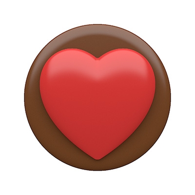 1644 Love Heart Oreo Cookie Chocolate Candy Mold