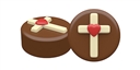 Heart Cross Oreo Cookie Chocolate Mold