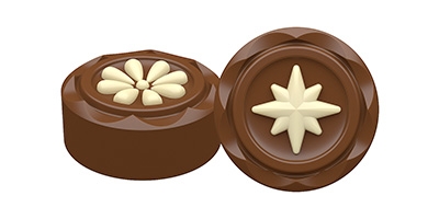 2 inch Chocolate Covered Oreo Molds Silicone - Set of 2-24 Cup SILIVO  Chocolate Cookie Molds for Baking, Round Silicone Molds for Sandwich