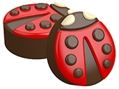 Ladybug Oreo Cookie Chocolate Mold