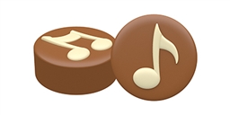 Music Notes Oreo Cookie Chocolate Mold