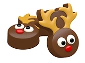 Reindeer Oreo Cookie Chocolate Mold