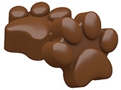 Dog Paw Oreo Cookie Chocolate Mold