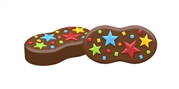 Party Stars Peanut Cookie Mold