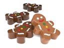 Mini Gingerbread Man Oreo Cookie Chocolate Mold